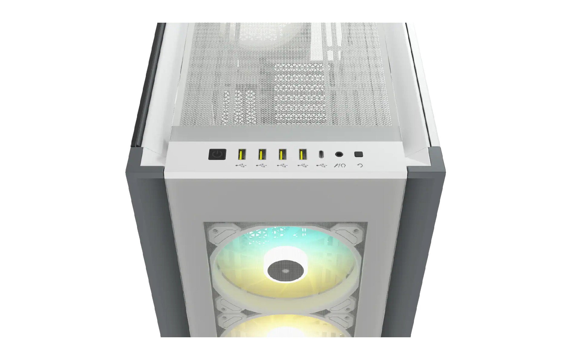 Vỏ máy tính Corsair iCUE 7000X RGB TG White - CC-9011227-WW