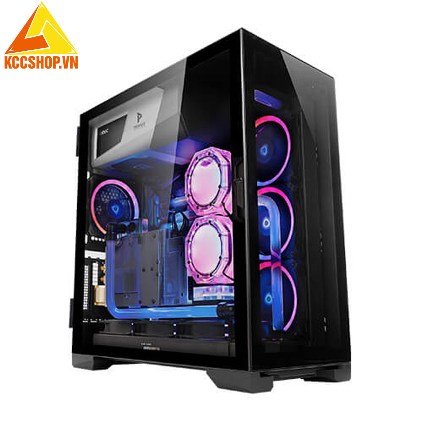 Vỏ case P120 Crystal - Tempered Glass				