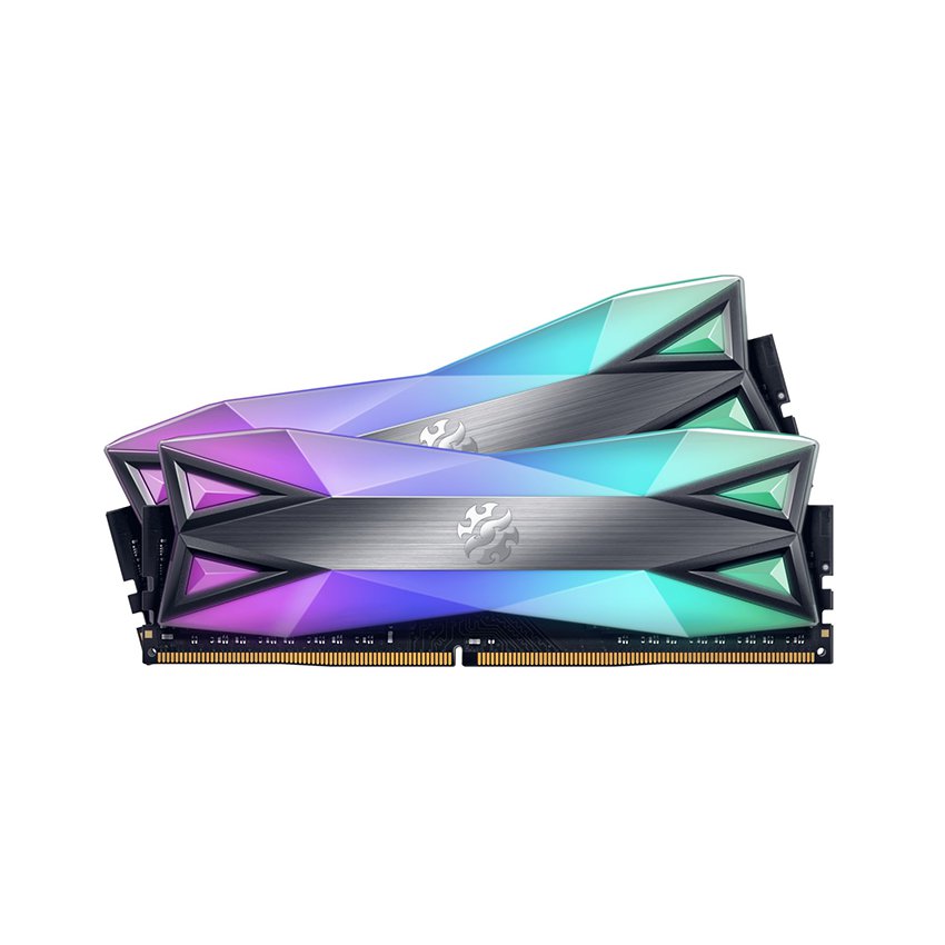Ram Desktop Adata XPG Spectrix D60G RGB (AX4U320038G16A-DT60) 16GB (2x8GB) DDR4 3200Mhz