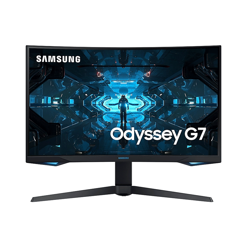 Màn hình Samsung Odyssey G7 LC32G75TQSEXXV (31.5 inch/2K/VA/240Hz/1ms/350nits/HDMI+DP+Audio/G-Sync/Cong)