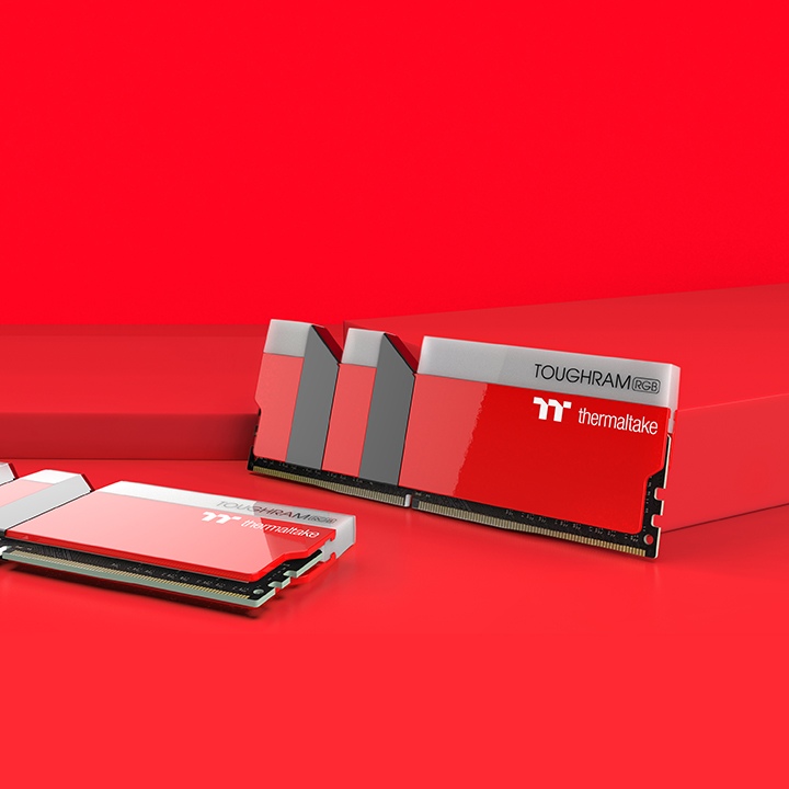 RAM TOUGHRAM RGB DDR4 3600MHz 16GB (8GB x2) -Racing Red