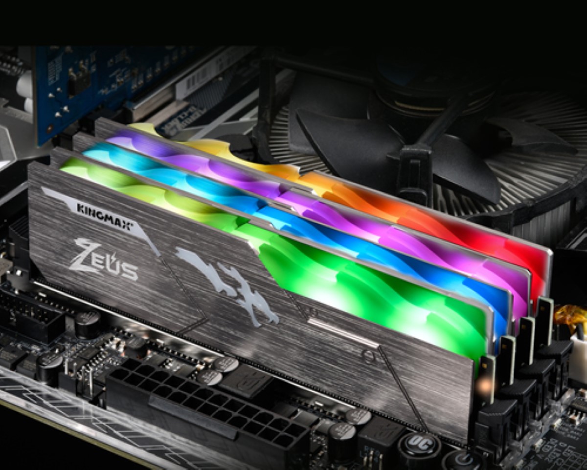 Ram Desktop Kingmax Zeus Dragon RGB (KM-LD4-3000-8GRS) 8G (1x8GB) DDR4 3000Mhz