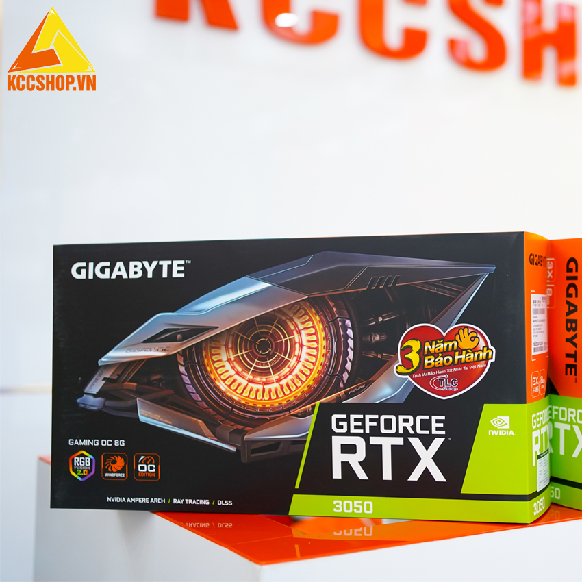 VGA Gigabyte RTX 3050 Gaming OC 8GB (N3050GAMING OC-8GD)