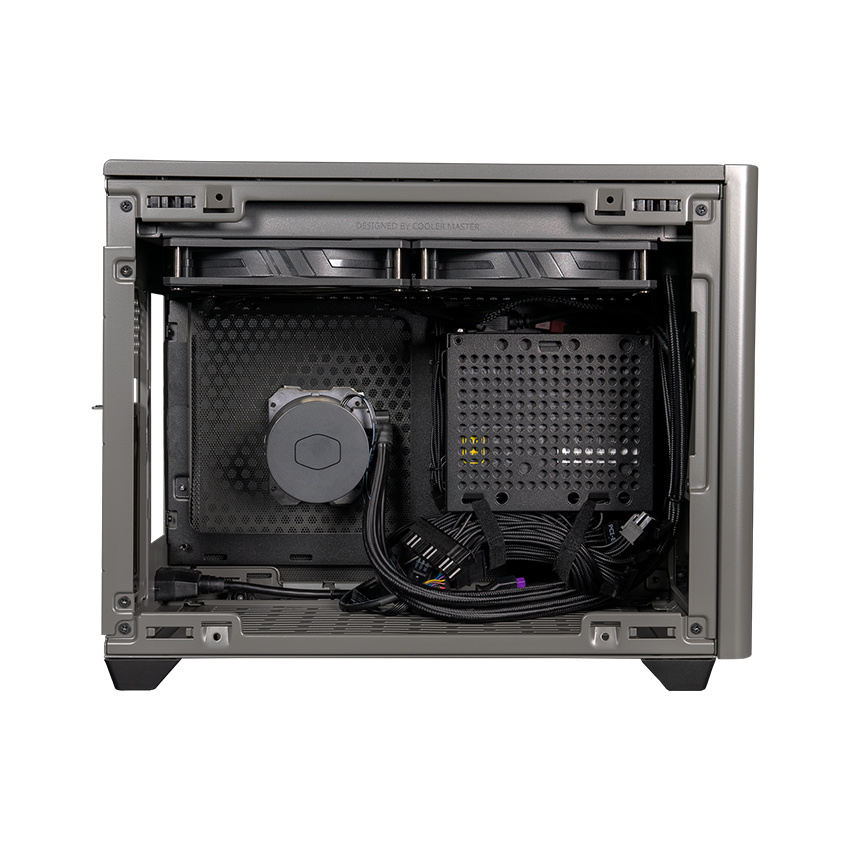 Vỏ case Cooler Master MasterBox NR200P MAX   ( Mini ITX Tower/Màu Đen/ PCIe Gen4, SFX 850W, AIO 280mm LGA1700)