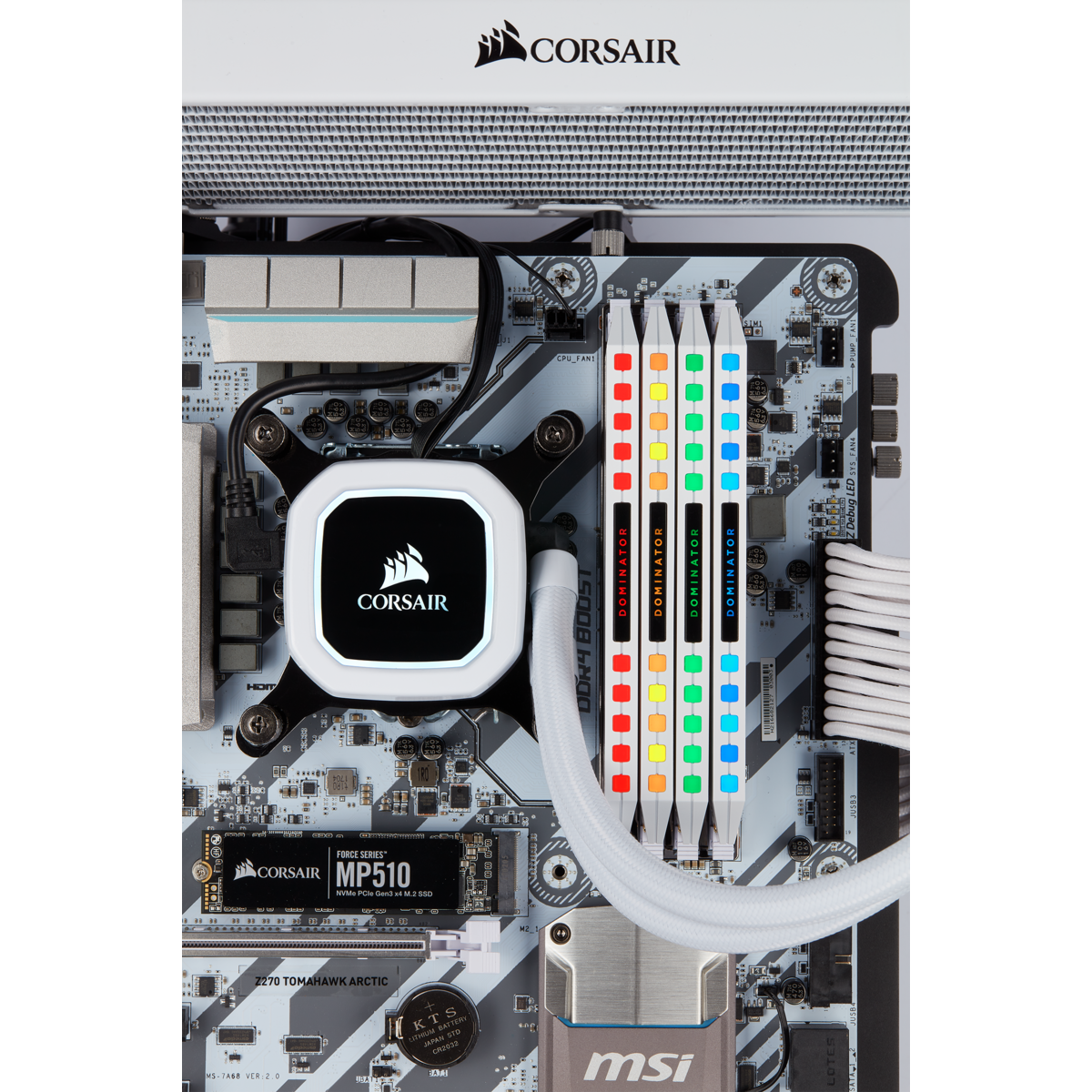 RAM CORSAIR Dominator RGB 16GB (8GBx2) DDR4 3200MHz CMT16GX4M2C3200C16W