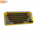 Bàn phím cơ học không dây Logitech POP Keys, màu vàng (920-010577)