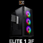 XIGMATEK ELITE 1 3F (EN0839) - GAMING ATX, KÈM 03 FAN XIGMATEK X22F