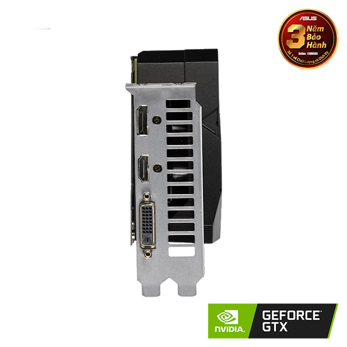 VGA Asus GTX 1660 Super 6G Dual EVO – DUAL-GTX1660S-O6G-MINI (6GB GDD6, 192-bit, DVI+HDMI, 1x8-pin)