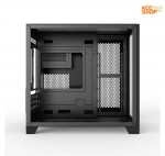 Vỏ Case Vitra CRYSTAL S1 BLACK M-ATX  (Mini Tower/Màu Đen)