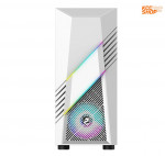 Vỏ Case Vitra POSEIDON R15 RGB White (Mid Tower/Màu Trắng/Kèm Sẵn 3 Fan / Dải Led RGB)