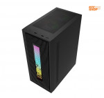 Vỏ Case Vitra CERES V308 ARGB 1 Fan RGB Black (Mid Tower/Màu Đen/Led ARGB/ Kèm sẵn 1 Fan RGB)