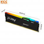 Ram Desktop Kingston Fury Beast RGB EXPO (KF552C36BBEA-8) 8GB (1x8GB) - DDR5 5200MHz