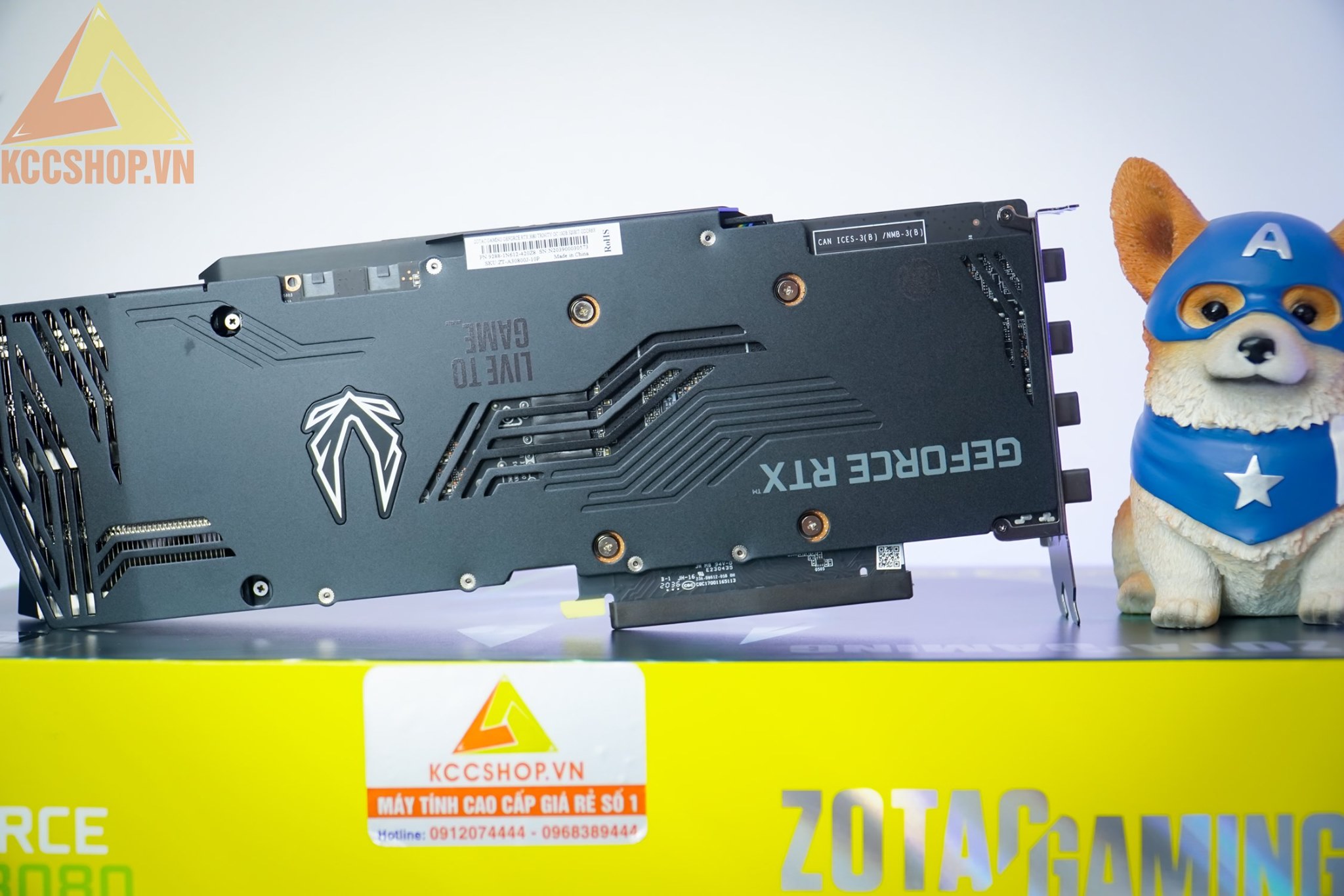 Vga Card ZOTAC GAMING GeForce RTX 3080 Trinity 10GB OC