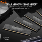 RAM DESKTOP CORSAIR VENGEANCE 16GB (1x16GB) DDR5 DRAM 5200MHz C40 (CMK16GX5M1B5200C40)
