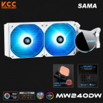 Tản nhiệt nước CPU Sama MW240DW (Trắng)
