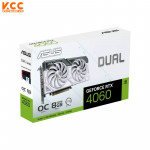 VGA ASUS Dual GeForce RTX 4060 White OC Edition 8GB GDDR6