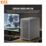 Case Corsair 3000D AIRFLOW Mid-Tower PC Case - White ( CC-9011252-WW )