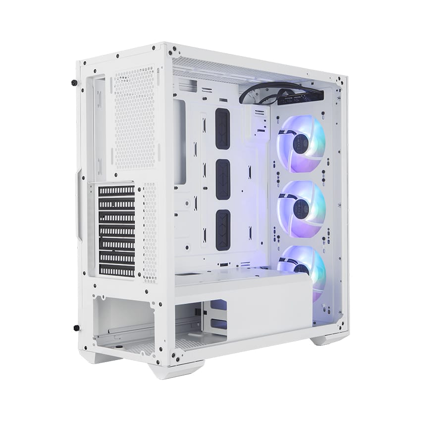 Vỏ Case Cooler Master MasterBox TD500TG Mesh White ARGB (Mid Tower/Màu trắng/Led ARGB/Mặt lưới)