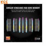 RAM Corsair VENGEANCE RGB 64GB | 2x32GB, DDR5 DRAM - BLACK (CMH64GX5M2B5600C36)