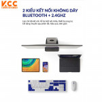 Bàn phím chuột không dây AKKO MX108 (Bluetooth – 2.4Ghz – Blue on White)