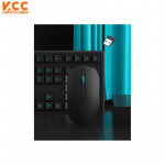 Bàn phím chuột không dây AKKO MX108 (Bluetooth – 2.4Ghz – Black & Cyan)
