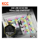 Fan case Corsair iCUE LINK QX140 RGB 2 in 1 White (CO-9051008-WW)