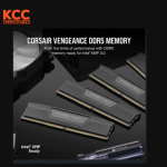 Ram Corsair Vengeance Black Heatspreader C40 64GB (2x32GB) 5200 MHz DDR5 (CMK64GX5M2B5200C40)