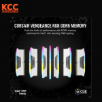 Ram Corsair Vengeance RGB White Heatspreader C36 32GB (2x16GB) 6200 MHz DDR5 (CMH32GX5M2B6200C36W)