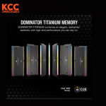 Ram Corsair DOMINATOR TITANIUM RGB Black Heatspreader C34 32GB (2x16GB) 7200 MHz DDR5 (CMP32GX5M2X7200C34)