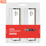 RAM ADATA LANCER BLADE DDR5 Kit 32GB (16GBx2) 6000Mhz White RGB (AX5U6000C3016G-DTLABRWH)