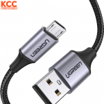 Cáp sạc Ugreen 60146 Micro USB 2.0 US290 1M Metal/Black