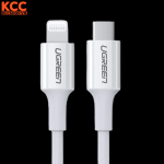 Cáp sạc nhanh Ugreen US171 USB C to Lightning MFI 1M White (10493)
