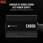 Nguồn máy tính Corsair CX650 - 80 Plus Bronze - 650W (CP-9020278-NA)
