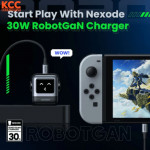 Củ sạc nhanh 30W RoboGaN Mini Ugreen hình robot chân dẹt (15550) (USB C)