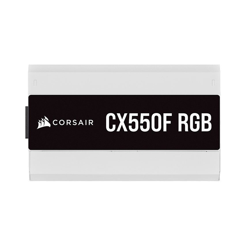 Nguồn Corsair CX550F RGB White 80 Plus Bronze – Full Modul CP-9020225-NA