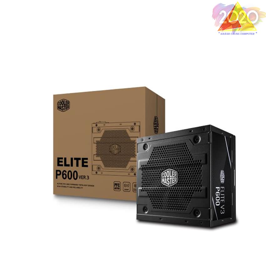 Nguồn máy tính Cooler Master Elite V3 230V PC600 600W (Màu Đen)
