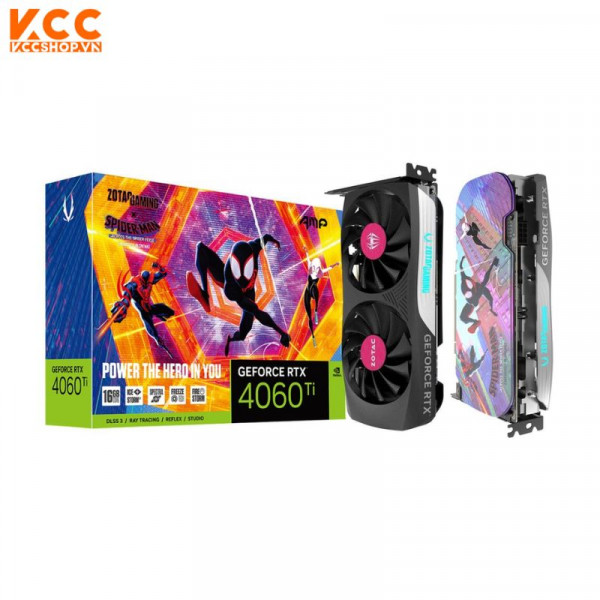 VGA ZOTAC GAMING RTX 4060 Ti 16GB AMP SPIDER-MAN