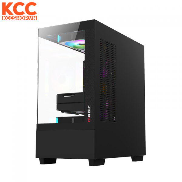 Vỏ case Magic Aqua Mix Tower Black (MATX)